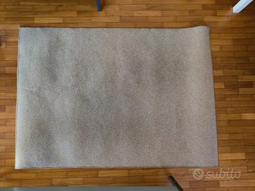 Tappeto a pelo corto beige/ocra mélange