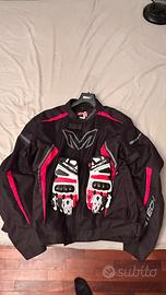 Giacca Moto Mtech e guanti Mtech