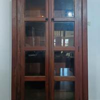 Vetrina legno massello indiano 100 x 40 x 190