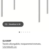 Tavolo IKEA allungabile