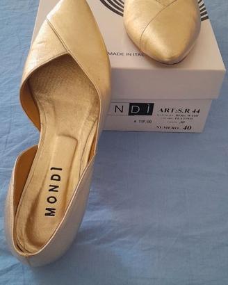 Scarpe eleganti MONDI n.40 in vera pelle Made in I