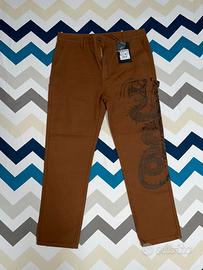 Pantaloni Dolly Noire Snake Carpenter Pants Brown