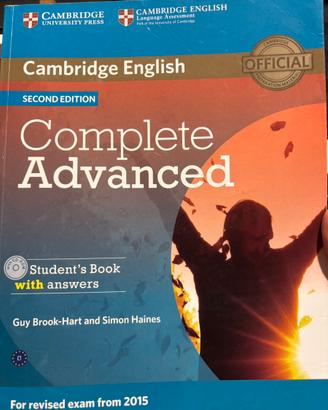 Complete Advanced student’s book with answers