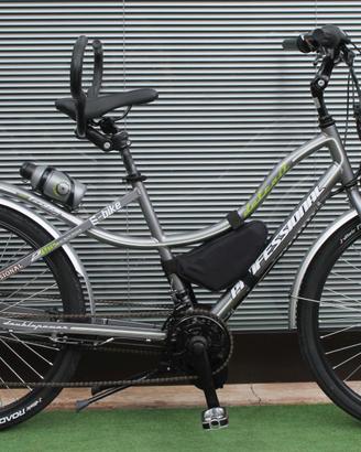 BIBICI TANDEM E-BIKE MOTORE CENTRALE BATTERIA 720W