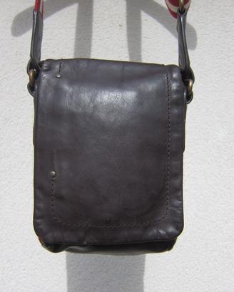 Bally Borsa Tracolla Messanger Vera Pelle Marrone
