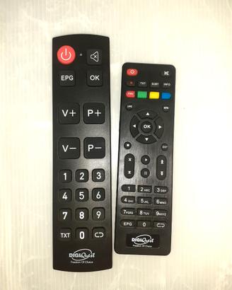 Telecomandi Digiquest per decoder 990 rec & play d