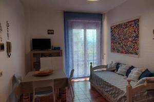 Trilocale con grande terrazza 250 m mare e pinete