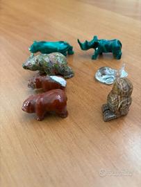 Miniatura/e Animali in pietra preziose