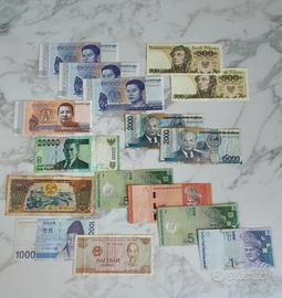 banconote collezione internazionali