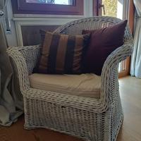Poltrona in vimini