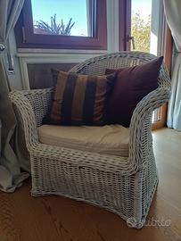 Poltrona in vimini