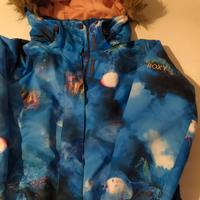 Roxy Giacca Snow Tg.M Blu Ghiaccio con meduse 