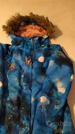 Roxy Giacca Snow Tg.M Blu Ghiaccio con meduse 