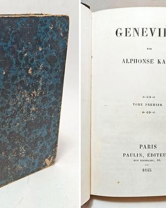 GENEVIÈVE - Alphonse KARR 1845