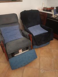 N.2 POLTRONE CON APPOGGIO 