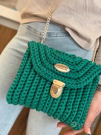 Borsa tracolla uncinetto