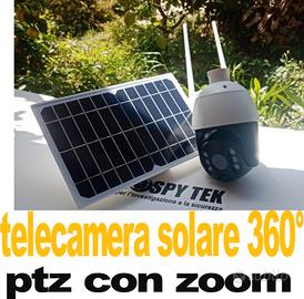 Telecamera solare 4G 360° con zoom