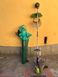 Tagliabordi e aspira/soffia-foglie