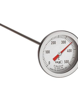 Termometro professionale da forno, in acciaio inox