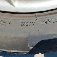 cerchi  lega 16 pollici e gomme da neve bmw E39