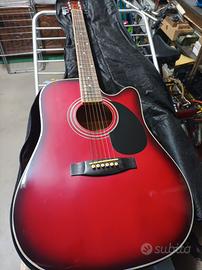 Chitarra folk amplificata Martinez