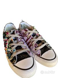 Converse Ox Flamenco Violet Black