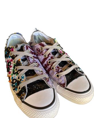 Converse Ox Flamenco Violet Black