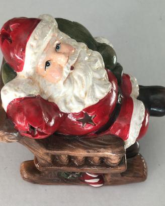 Statuina Babbo Natale ceramica