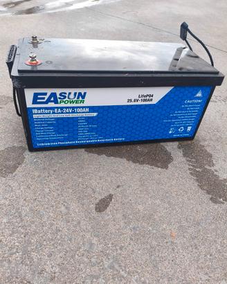batterie 24 volt 100 ah come nuove