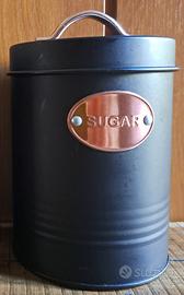 Barattolo zucchero - metallo smaltato