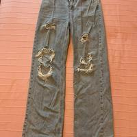 Jeans a palazzo wide leg primark taglia 28