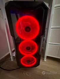 Pc gaming LED assemblato