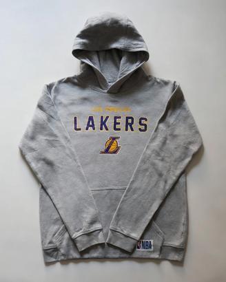 Felpa Lakers Grigia NBA Logo Grande Taglia 16