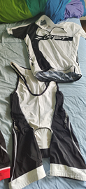 Tuta completo maglia maglietta bicicletta
