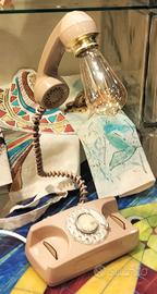 Telefono lampada artigianale