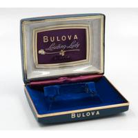 Bulova Leading Lady Velluto Blu Scatola Vintage