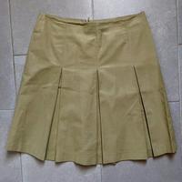 Gonna plissettata verde oliva