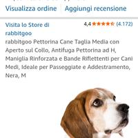 pettorina x cane taglia M