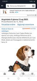 pettorina x cane taglia M