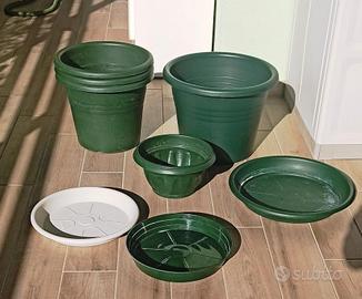 Vasi e sottovasi plastica da esterno