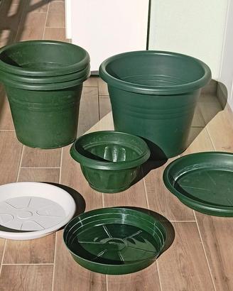 Vasi e sottovasi plastica da esterno