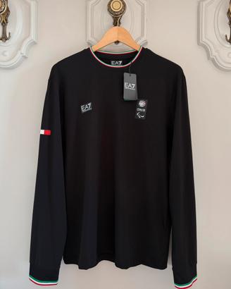 T-shirt manica lunga EA7 / Milano - Cortina 2026
