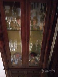 Vetrina in VERO legno massello 