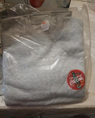 Tuta  grigia  unisex Xl vintage con logo Coca Cola