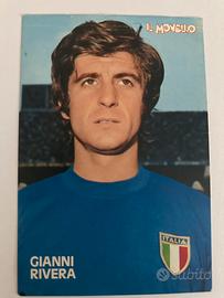 Cartolina Gianni Rivera  mondiali Monaco 1974