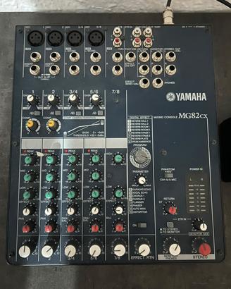 Mixer Analogico Yamaha MG82CX con
Effetti SPX 