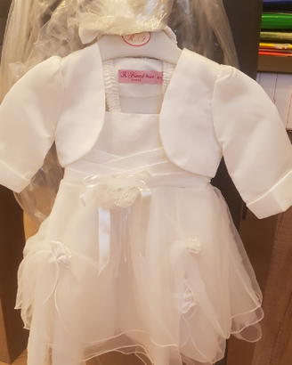 Vestito cerimonia bambina 6 mesi neonata
