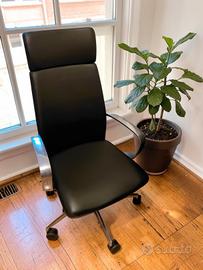 sedia in pelle da ufficio