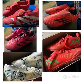 5 paia scarpe da calcio bambino mis. 32/33