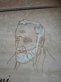 Lapide marmo travertino